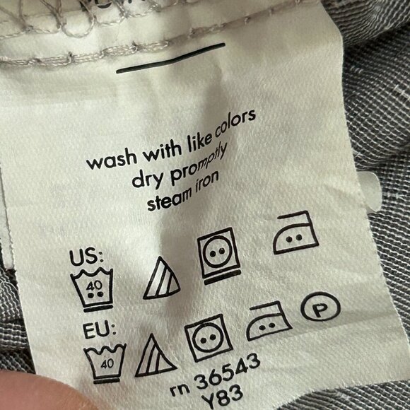 Geoffrey Beene Men's Wrinkle-Free Slim Fit Gray Button Down Shirt - Large - Picture 5 of 7